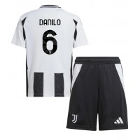 Camisa de time de futebol Juventus Danilo Luiz #6 Replicas 1º Equipamento Infantil 2024-25 Manga Curta (+ Calças curtas)